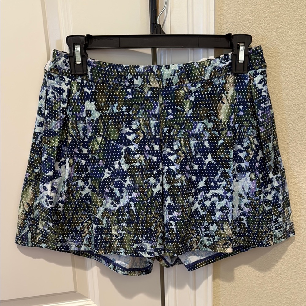 Lululemon Athletica Blue and Green Athletic Shorts